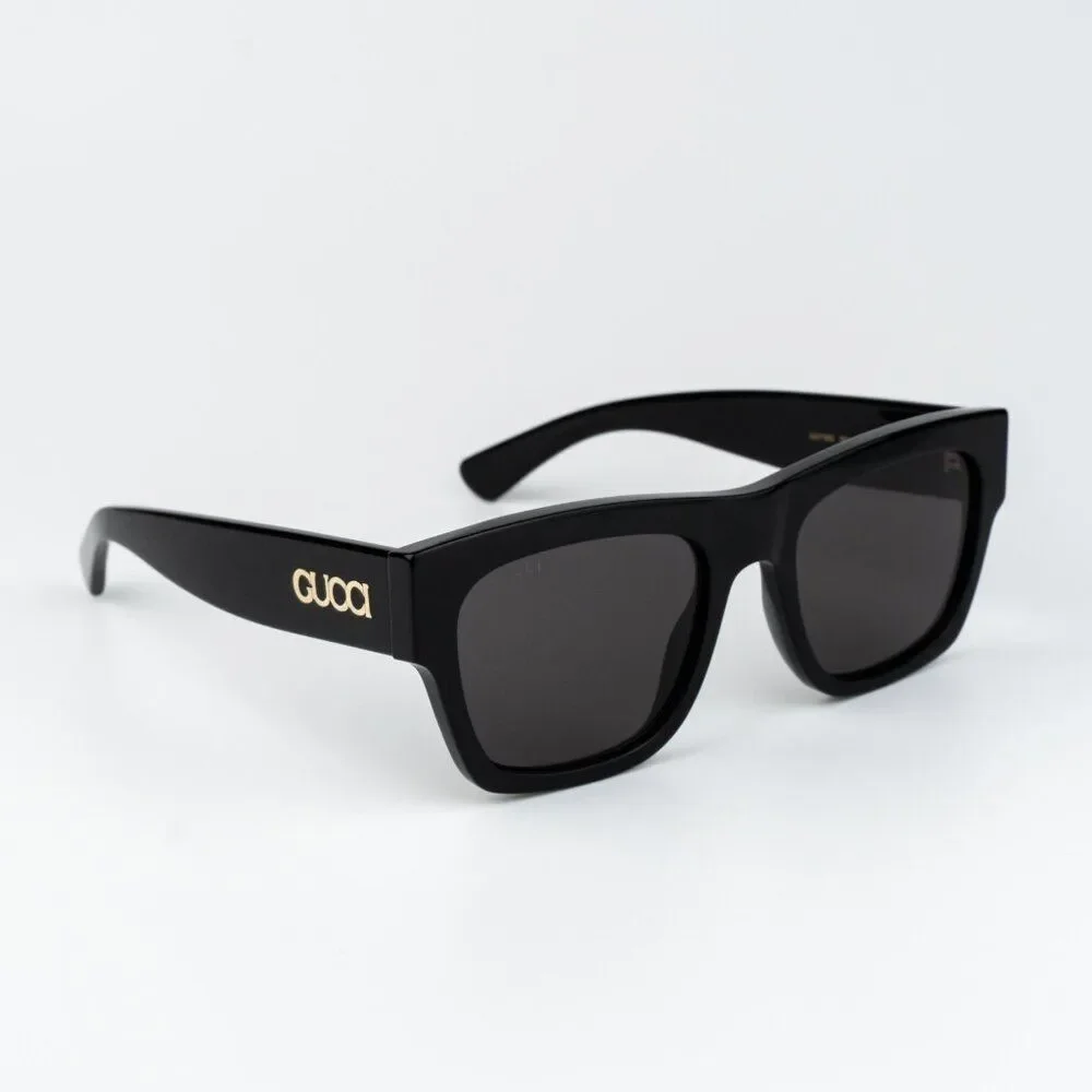 Gucci Women Sunglasses Black Grey Square GG1793S 001 NEW AUTHENTIC - Picture 3 of 10